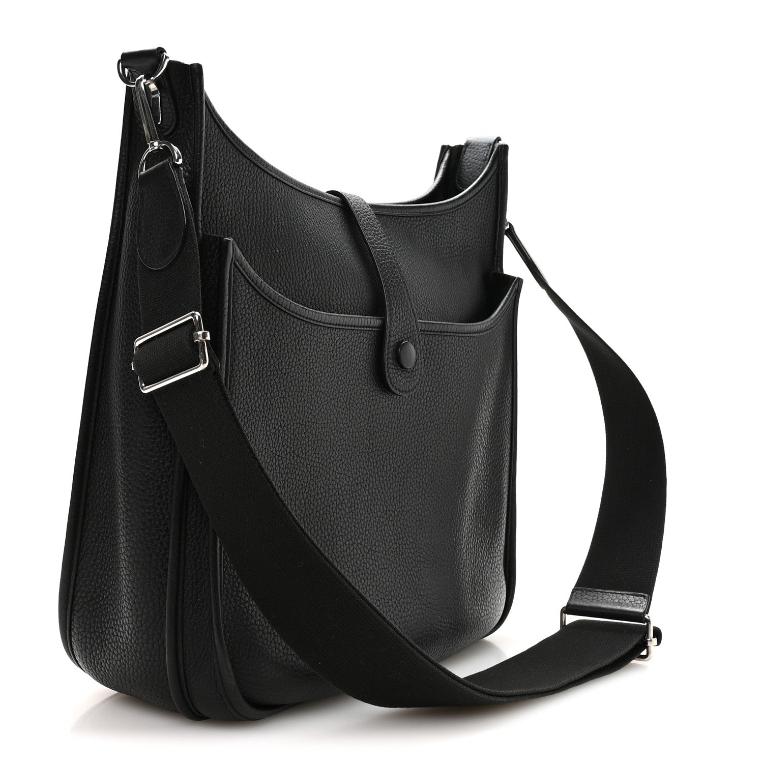 Hermes Taurillon Clemence EVELYNE III Black 3 of 10