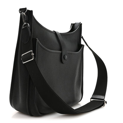 Hermes Taurillon Clemence EVELYNE III Black 3 of 10