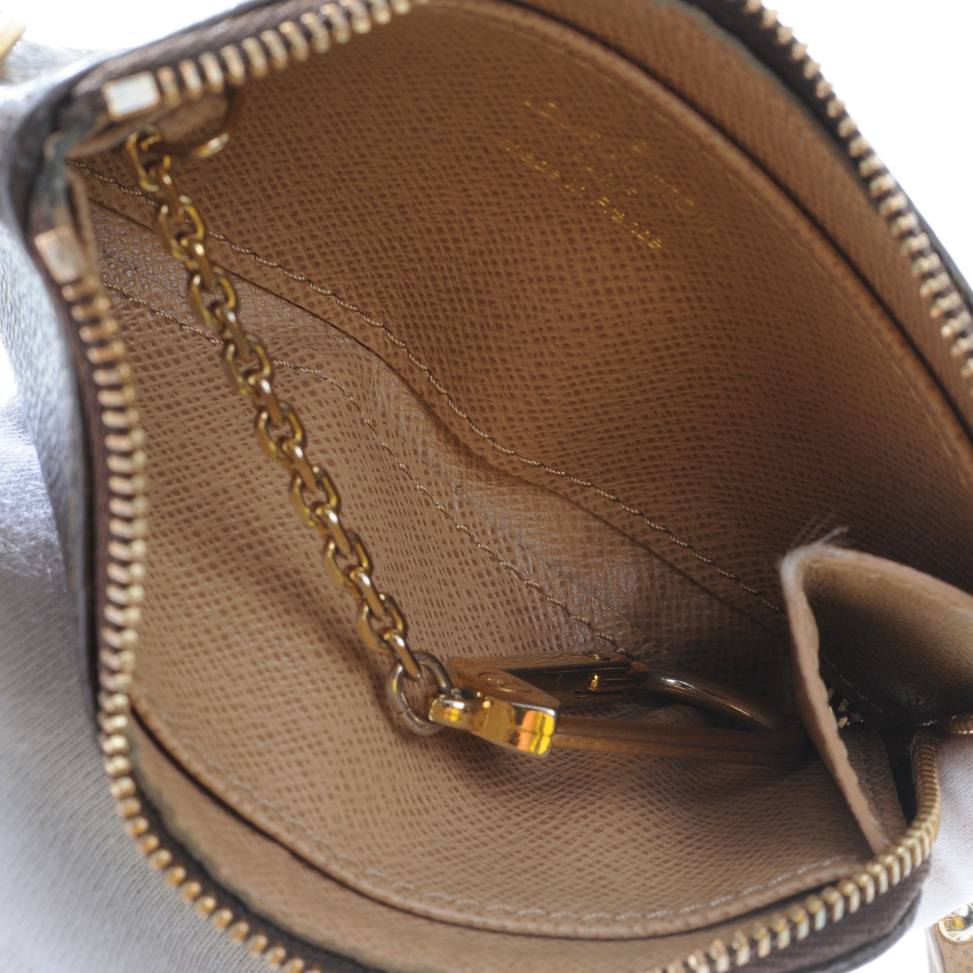 Louis Vuitton Monogram Complice Trunks and Bags Key Pouch Beige 4 of 6
