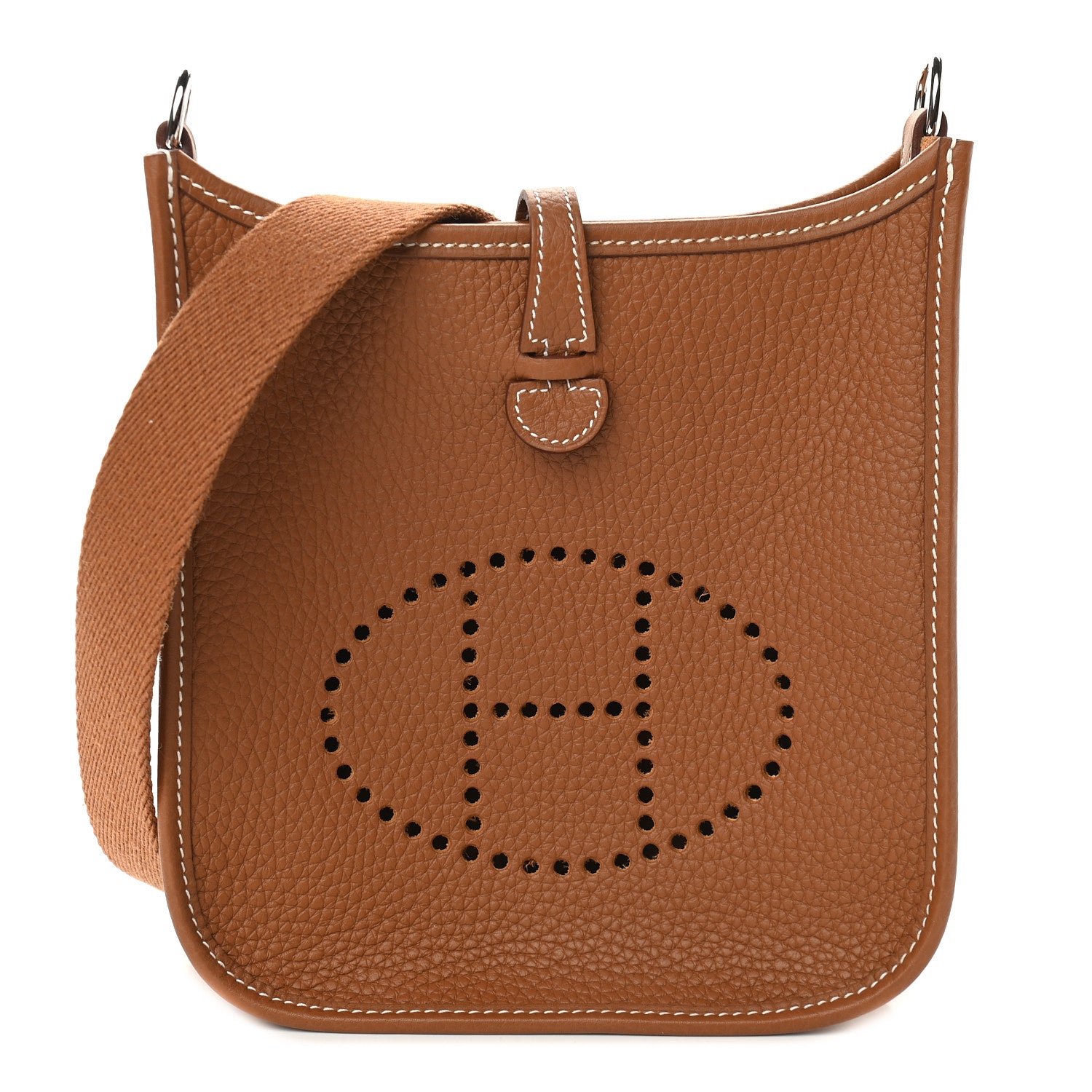 Hermes Taurillon Clemence Evelyne TPM Gold 1 of 9