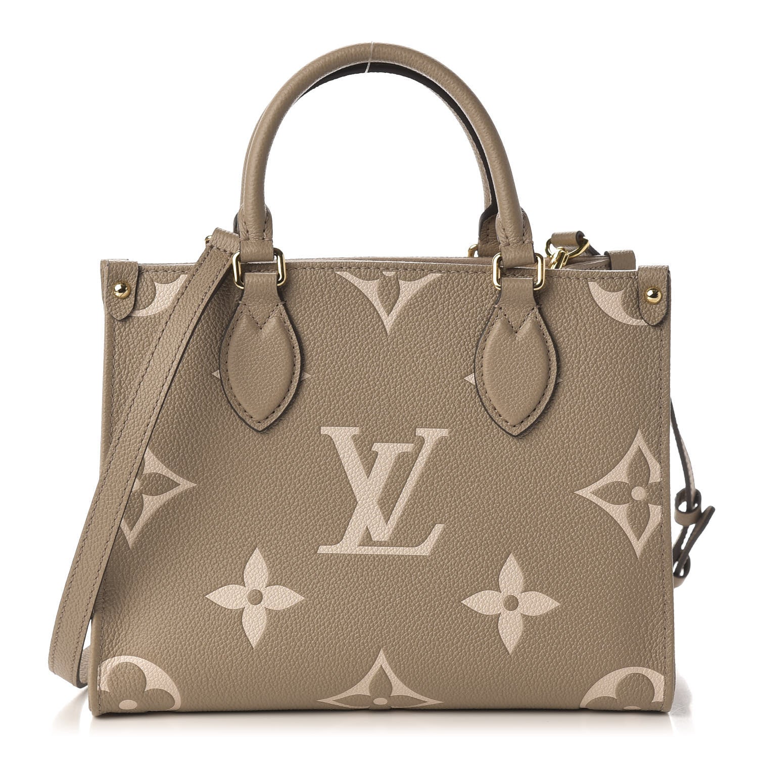 Louis Vuitton Empreinte Monogram Giant Onthego PM Tourterelle Creme 1 of 10