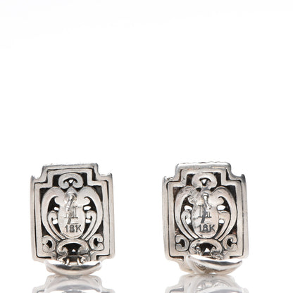 John Hardy Sterling Silver 18K Yellow Gold Jaisalmer Omega Earrings 2 of 5