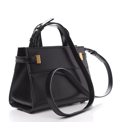 Saint Laurent Smooth Calfskin Manhattan Nano Shopper Tote Black 2 of 7