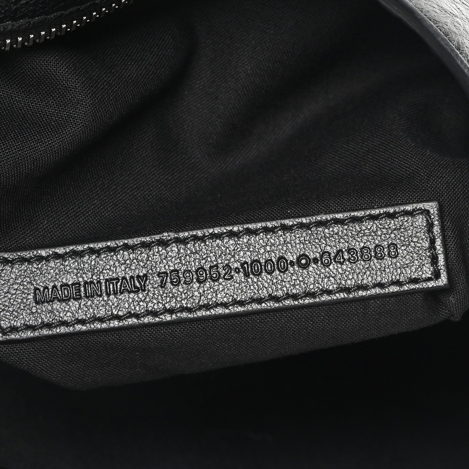 Balenciaga Agneau Arena Medium Le Cagole Carry All Bag Black 7 of 10