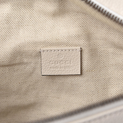 Gucci Grained Calfskin Logo Belt Bag White 6 of 11