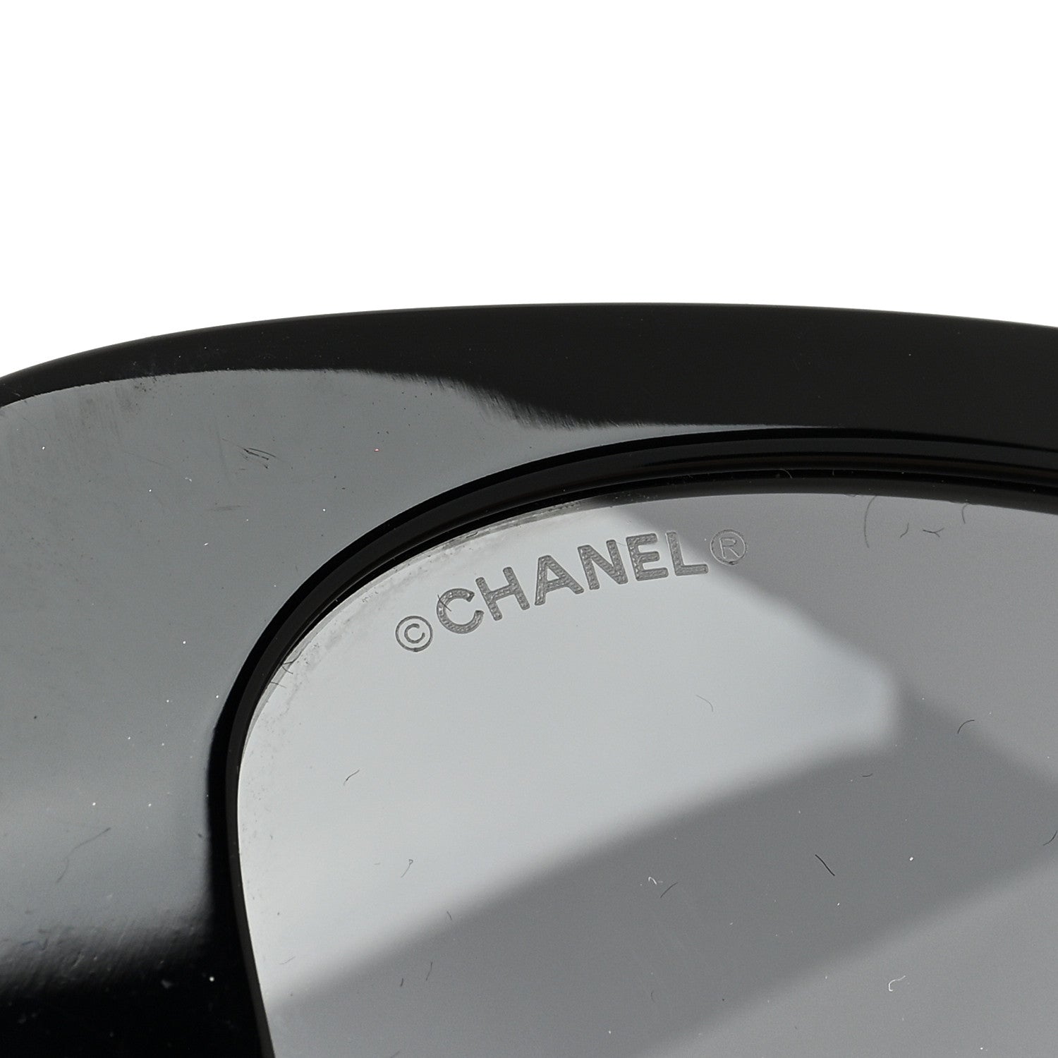Chanel Acetate Strass Square Sunglasses 5422-B-A Black White 7 of 8