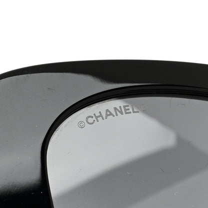 Chanel Acetate Strass Square Sunglasses 5422-B-A Black White 7 of 8