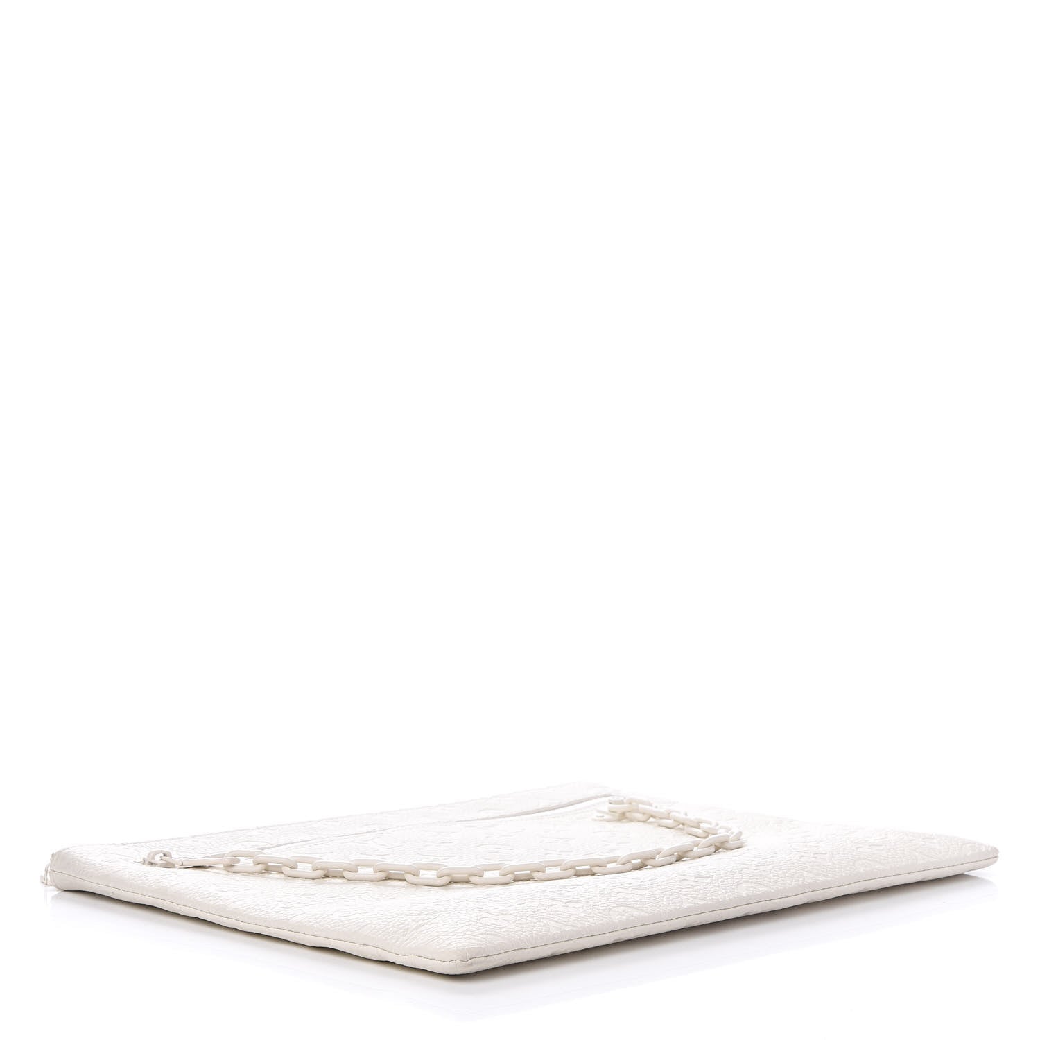 Louis Vuitton Taurillon Monogram Solar Ray A4 Pouch White 4 of 9