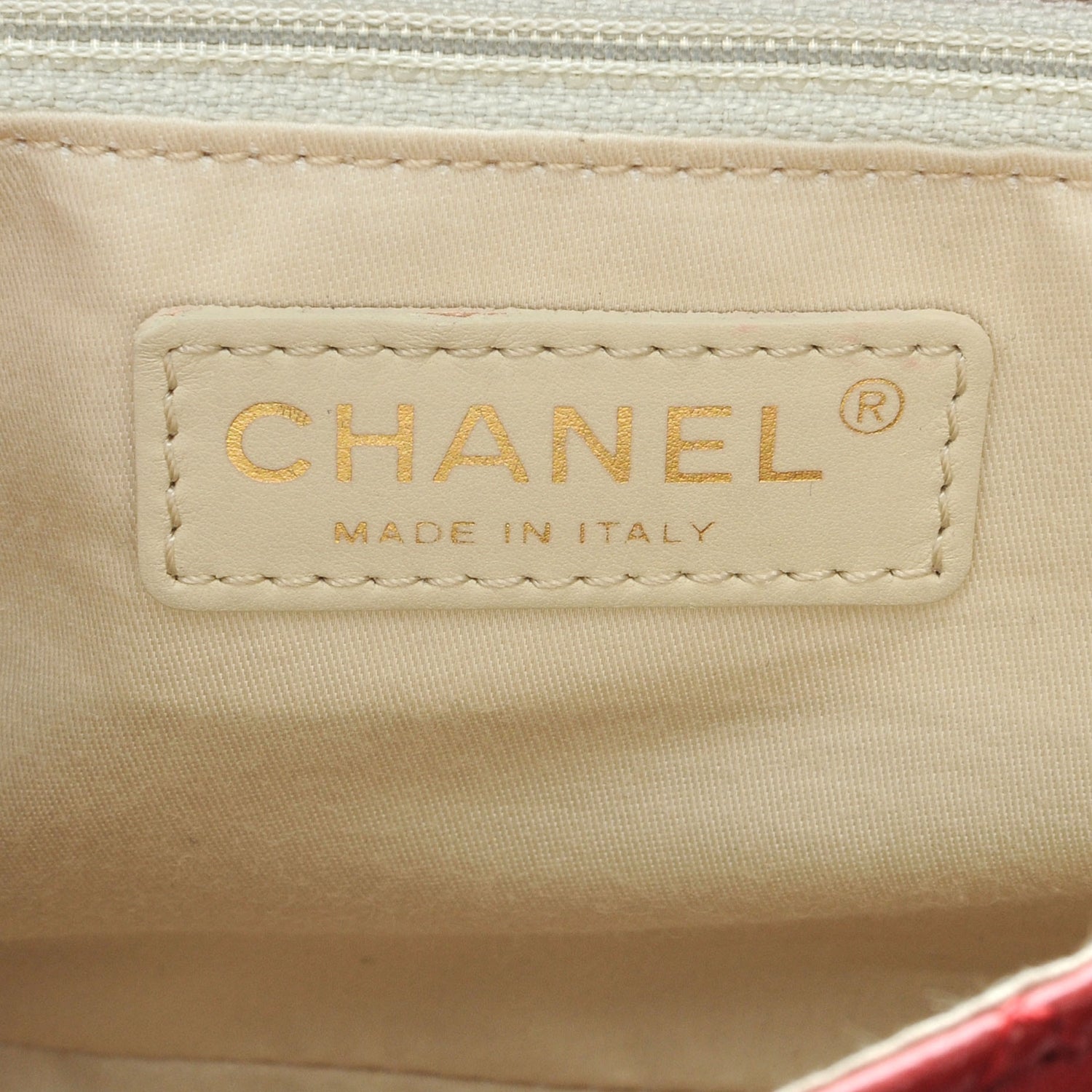 Chanel Lambskin Quilted Cruise Charm Medium Flap Red 5 of 9