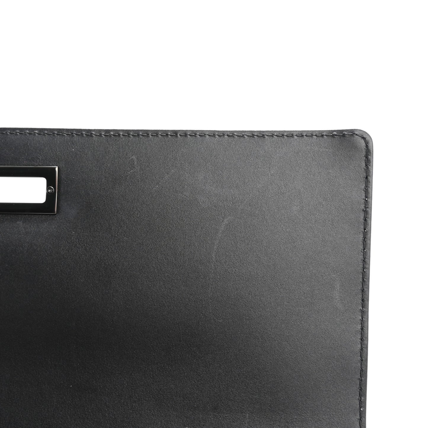 Patent Calfskin Quilted Reissue 2.55 Clutch So Black
