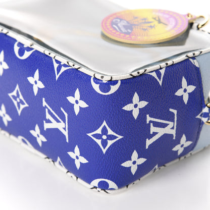 Louis Vuitton Monogram Giant Hawaii Beach Pouch Blue 8 of 11
