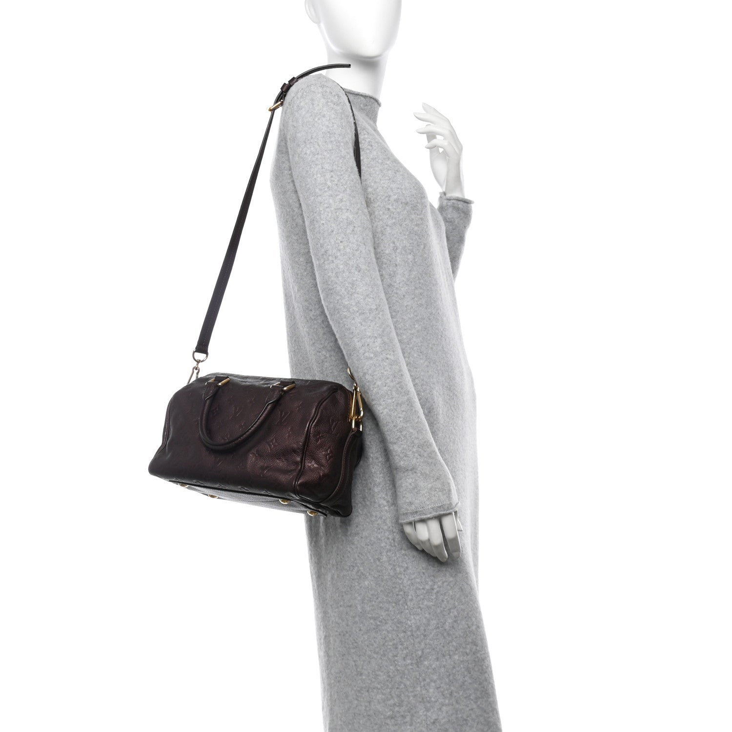 Louis Vuitton Empreinte Speedy Bandouliere 25 Grenat 2 of 10