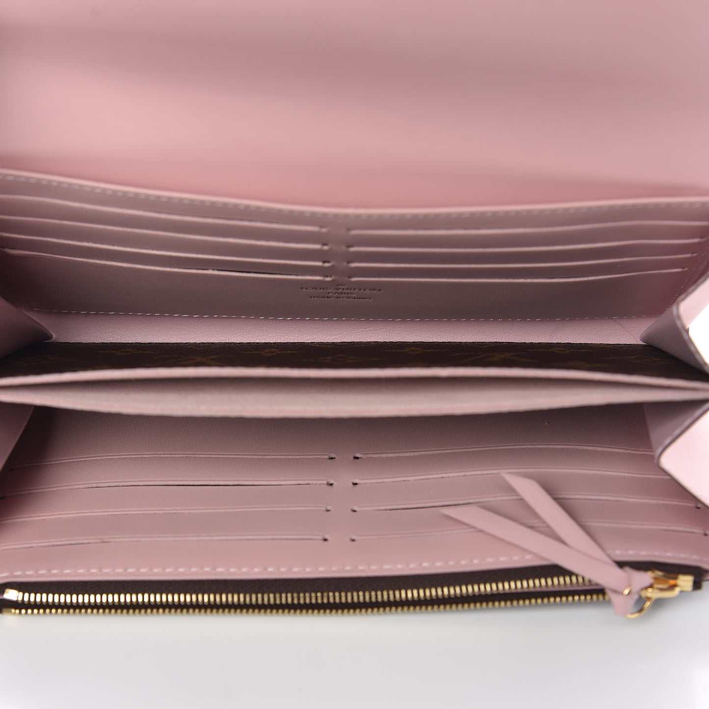 Monogram Flore Wallet Rose Ballerine