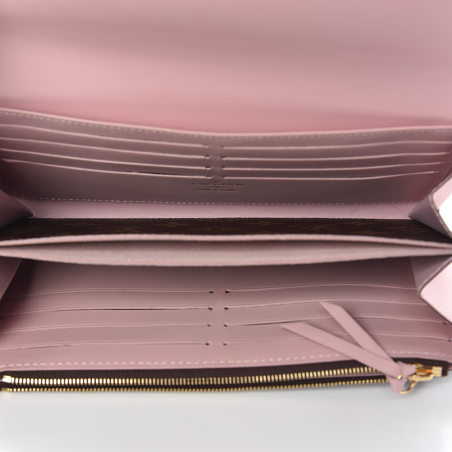 Louis Vuitton Monogram Flore Wallet Rose Ballerine 5 of 6