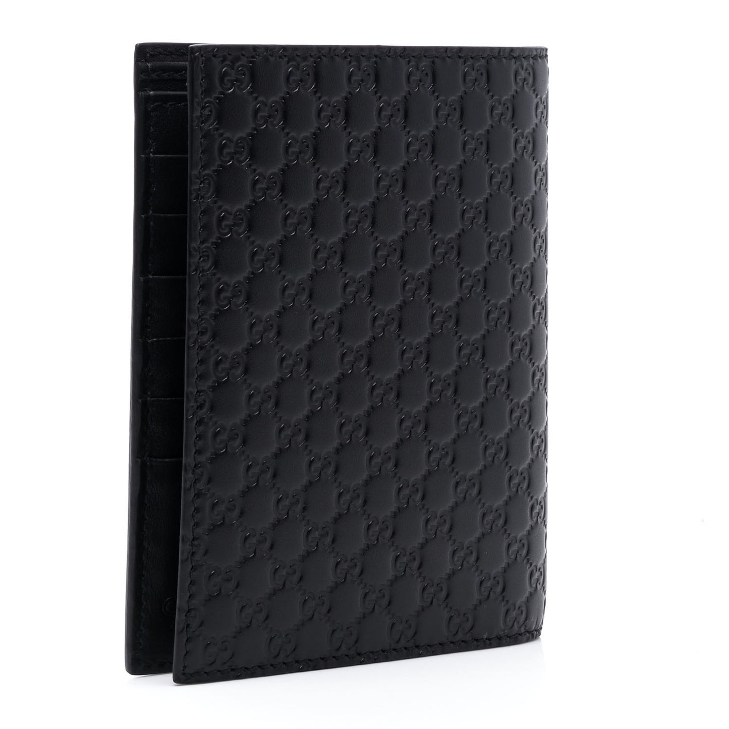 Microguccissima Passport Case Black