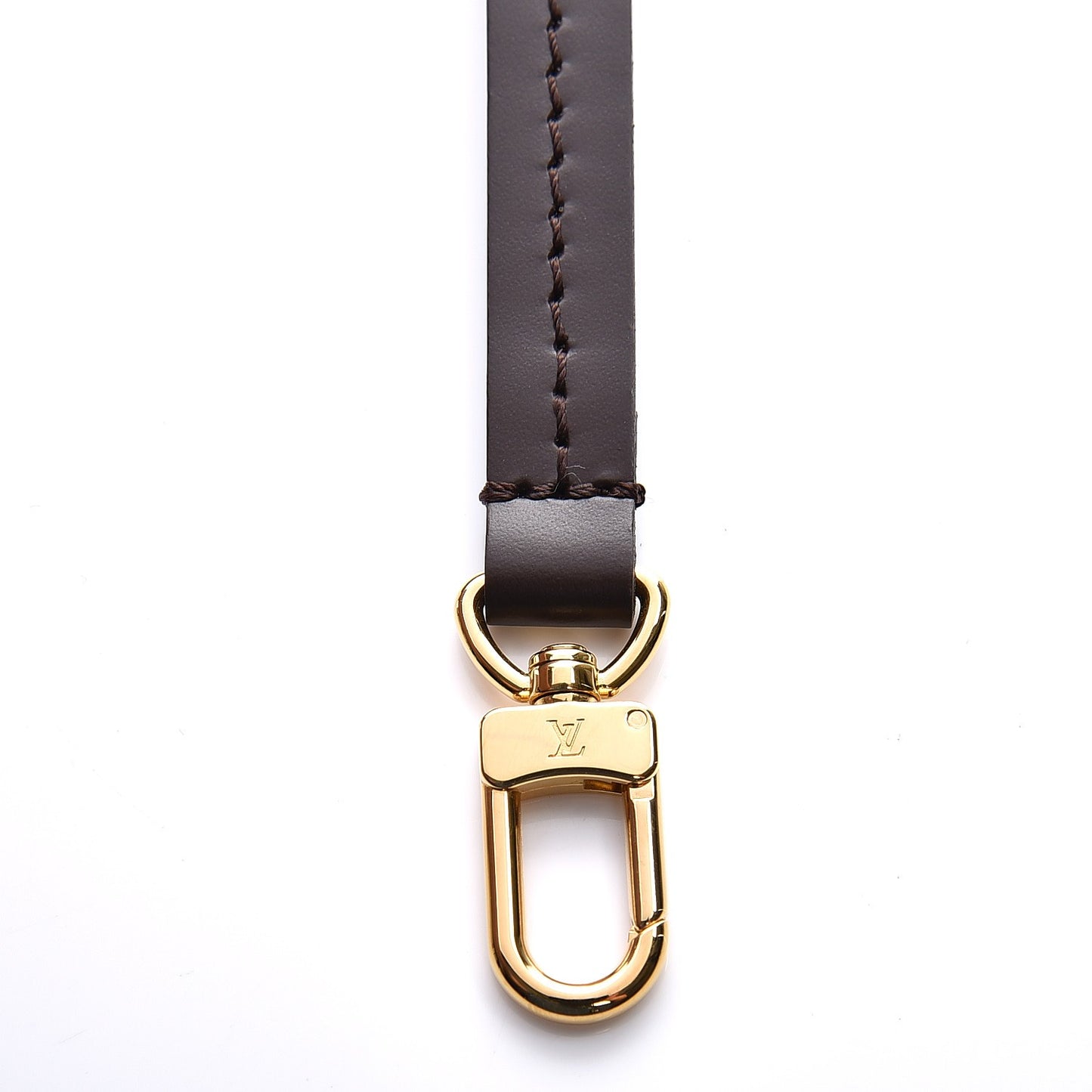 Calfskin Pochette Accessories Strap Brown