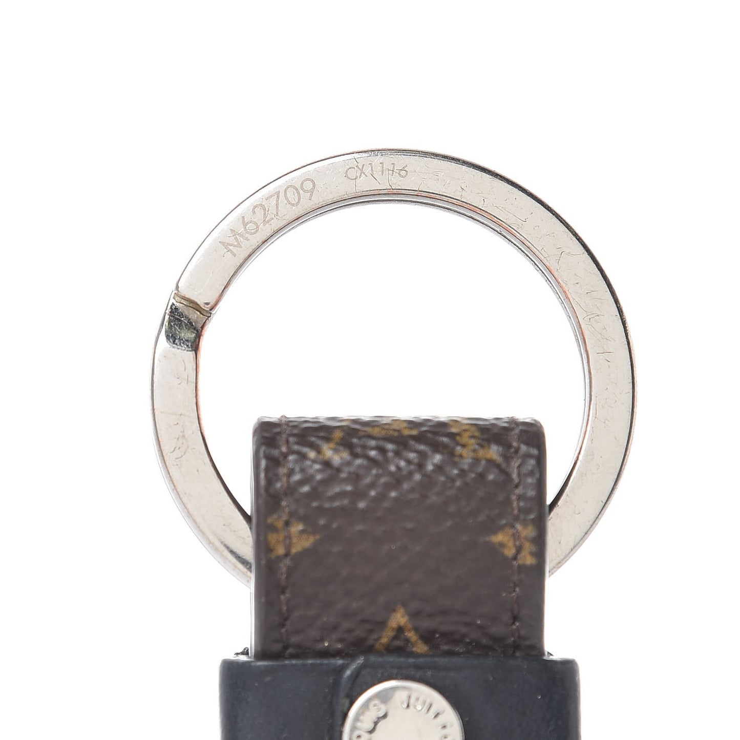 Monogram LV Dragonne Bag Charm Key Holder