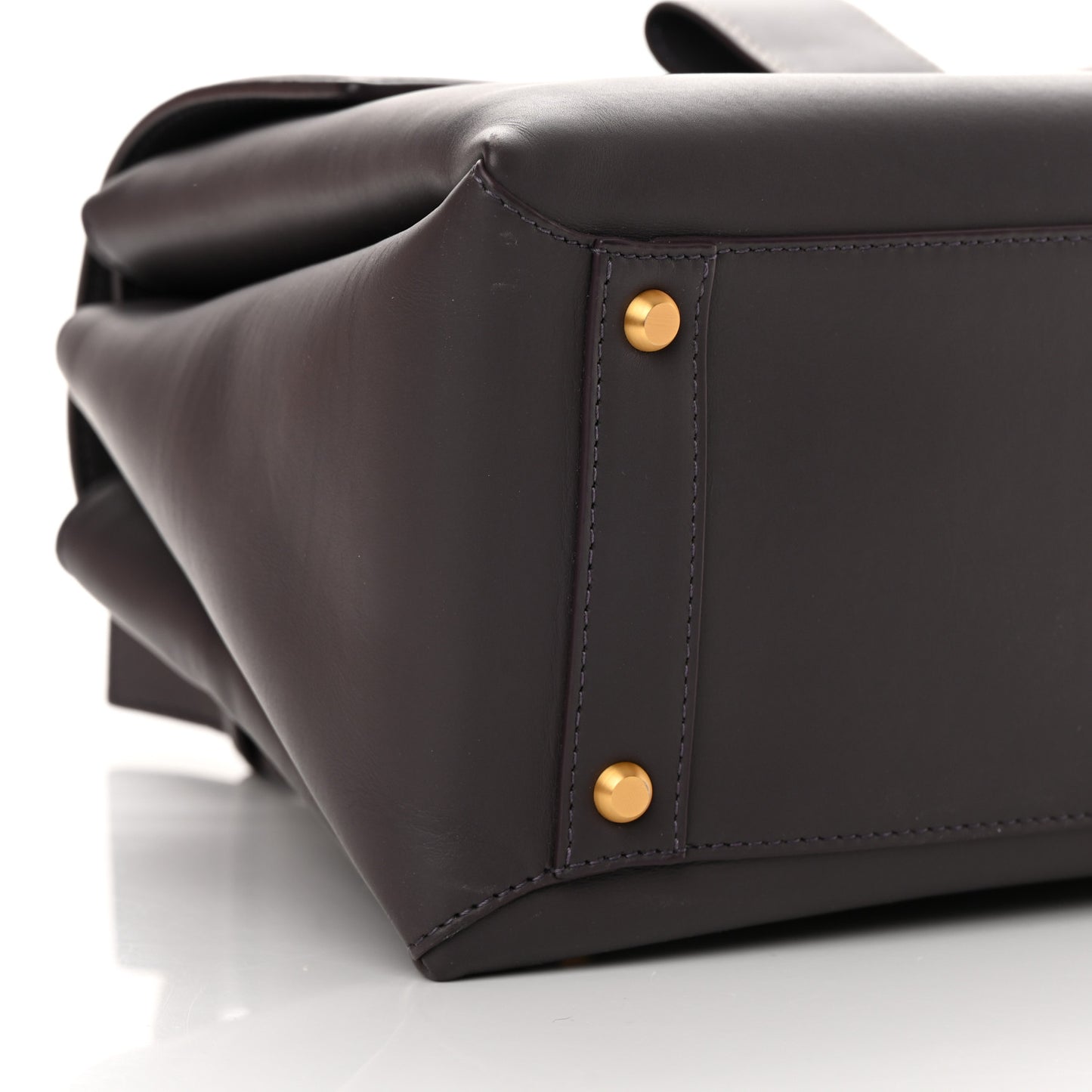 Matte Calfskin Medium Piazza Bag Quetsche