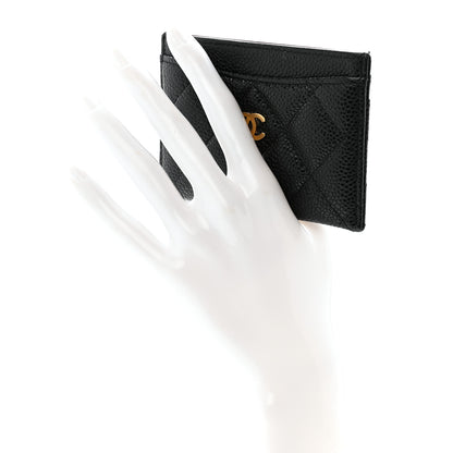 Chanel Caviar Quilted Card Holder Black 2 of 10