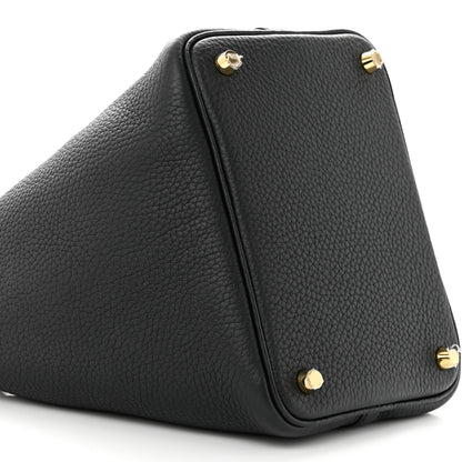 Hermes Taurillon Clemence Picotin Lock 18 PM Black 9 of 11