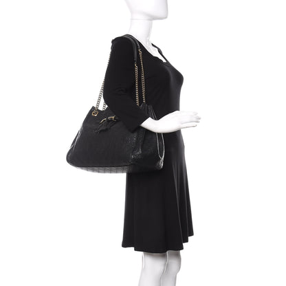 Gucci Guccissima Medium Emily Shoulder Bag Black 2 of 10