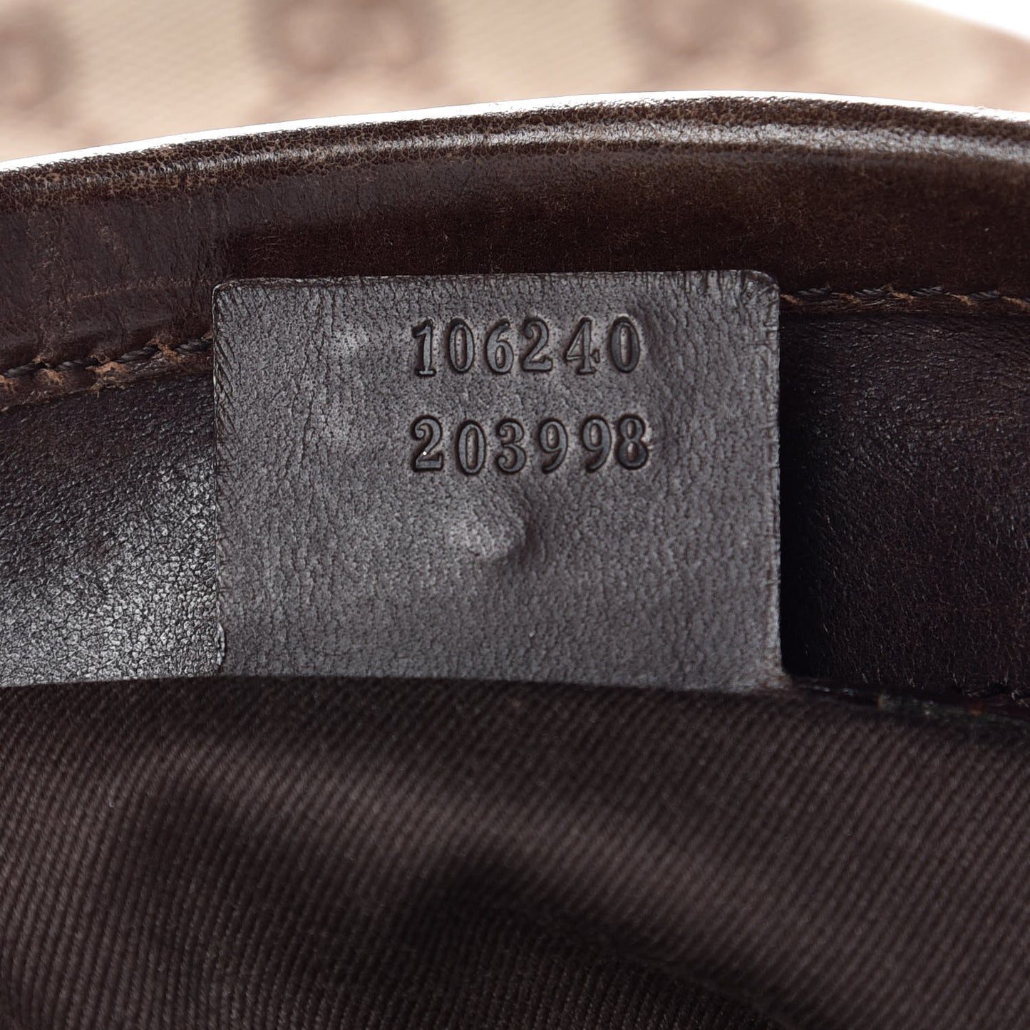Monogram Bucket Bag Brown