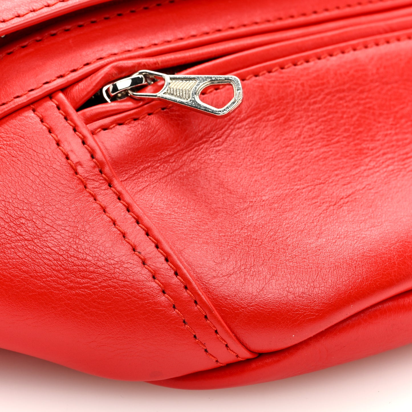 Calfskin Soft XS B Belt Bag Vivid Red