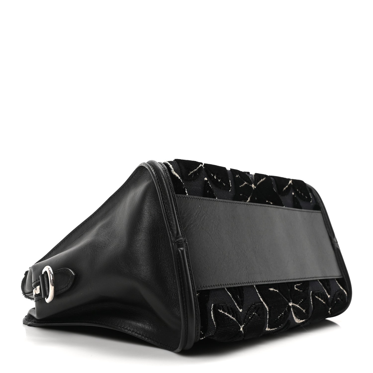 Alexander McQueen Velvet Shopper Tote Black 4 of 9