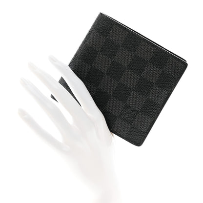 Louis Vuitton LOUIS VUITTON Damier Graphite Marco Wallet 2 of 6
