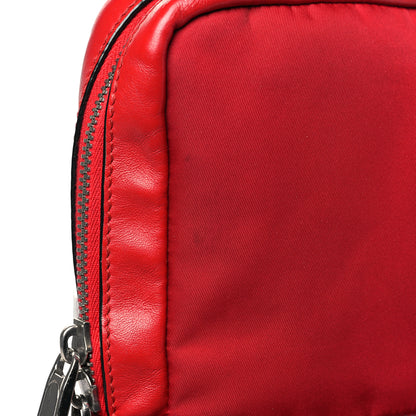 Fendi Nylon Vitello Liberty Monster Eyes Sling Bag Red 12 of 12