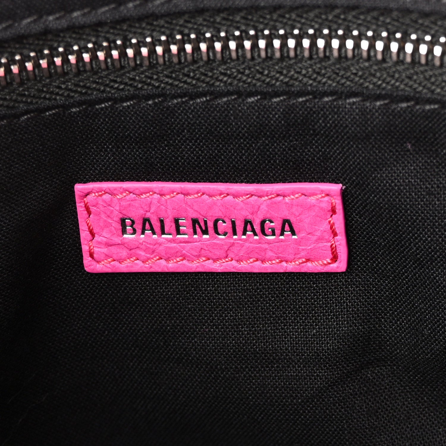 Balenciaga Agneau Classic Silver Hardware S City Fuchsia 7 of 11
