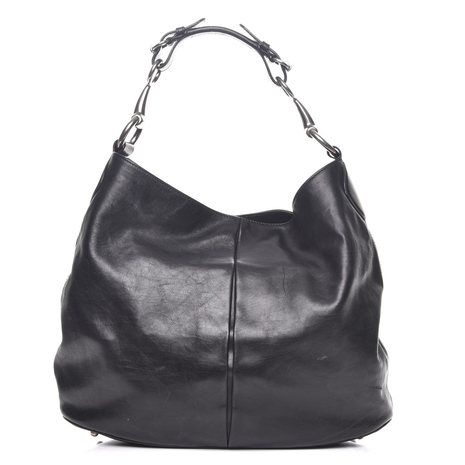 Gucci Soft Calfskin Icon Hobo Black 1 of 17
