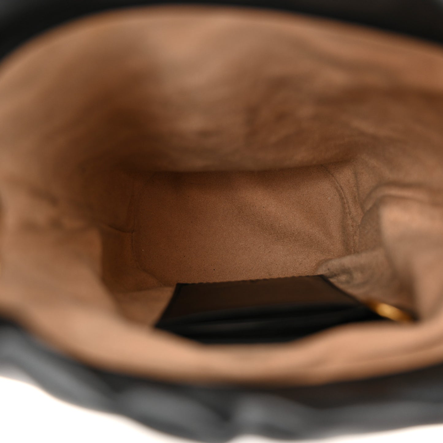 Calfskin Matelasse Mini GG Marmont 2.0 Bucket Bag Black