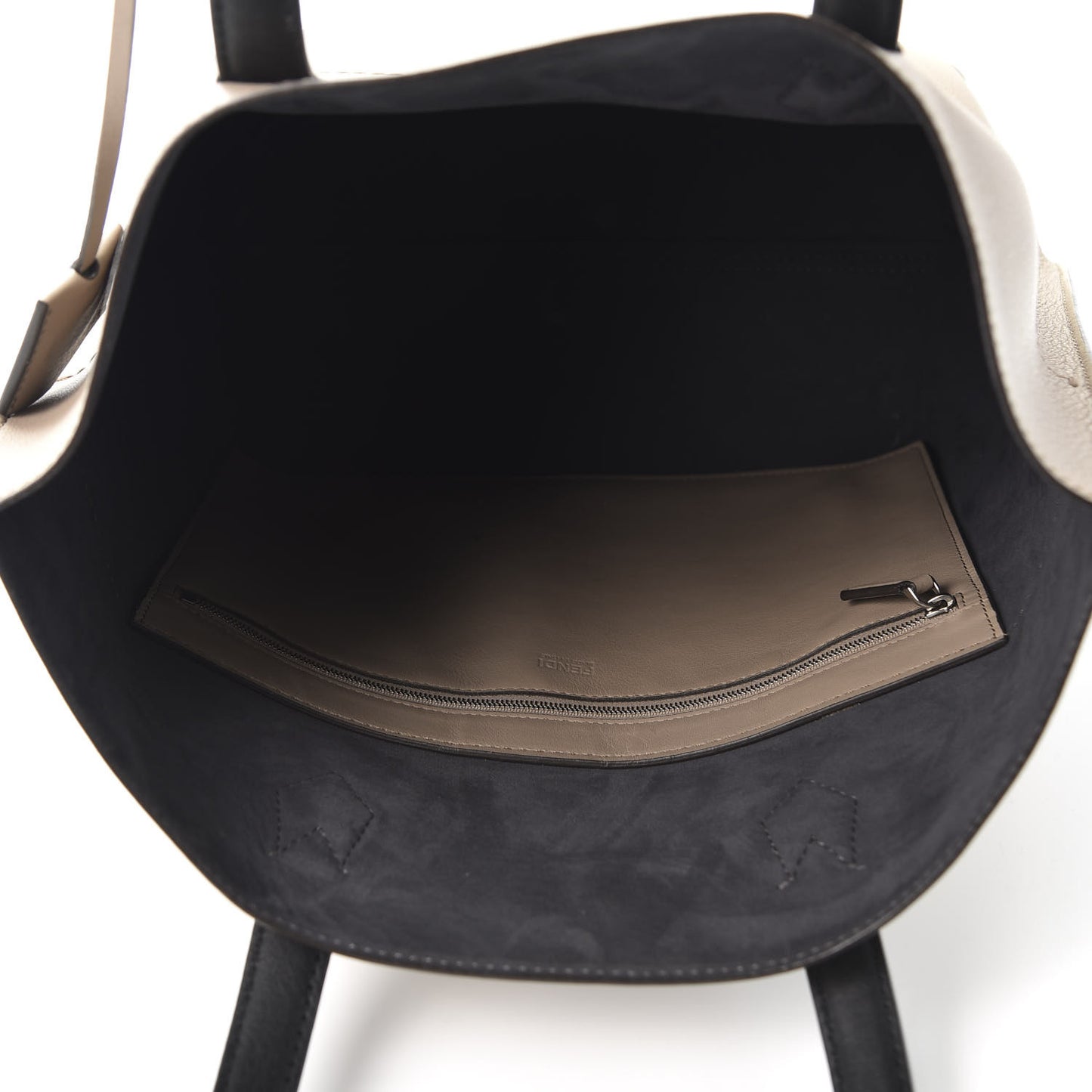 Vitello All In Shopper Tote Tortora Black