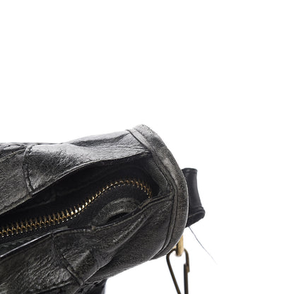 Balenciaga Agneau Laser Cut Cross Classic Gold Hardware City Black 9 of 17