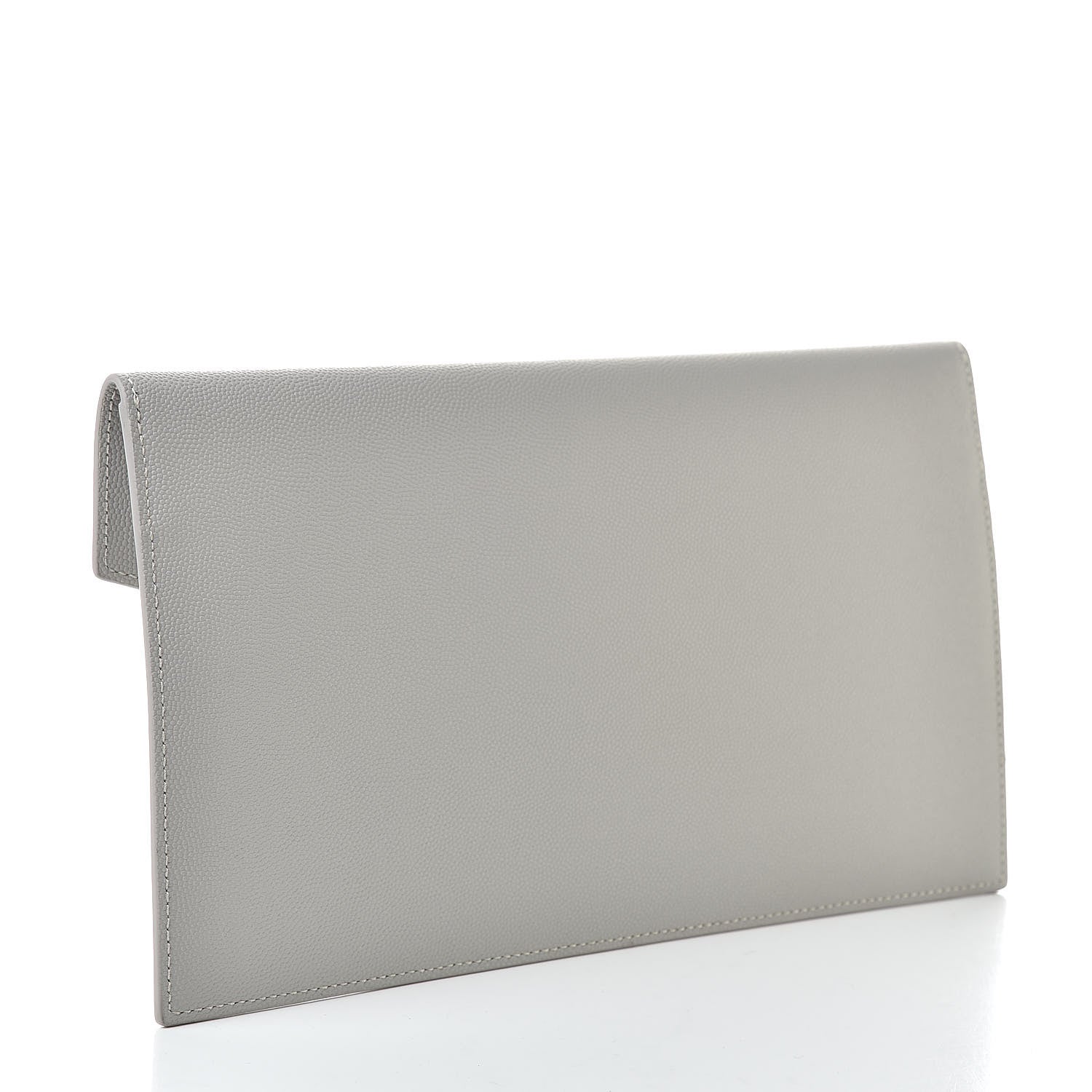 Saint Laurent Grain De Poudre Uptown Pouch Granite 3 of 7