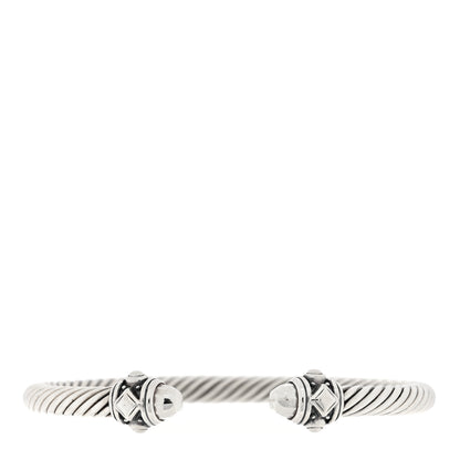 David Yurman Sterling Silver 5mm Cable Renaissance Bracelet 1 of 3