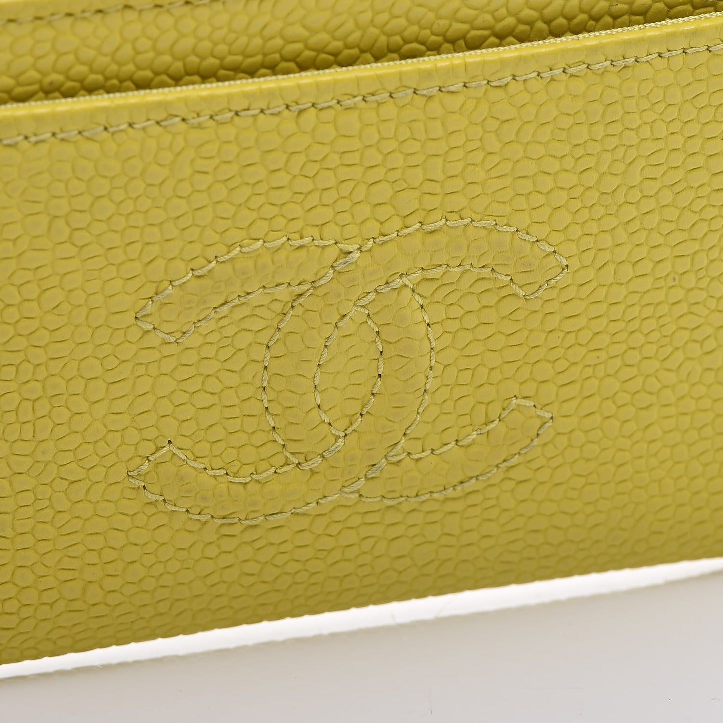 Caviar CC Timeless Card Holder Yellow