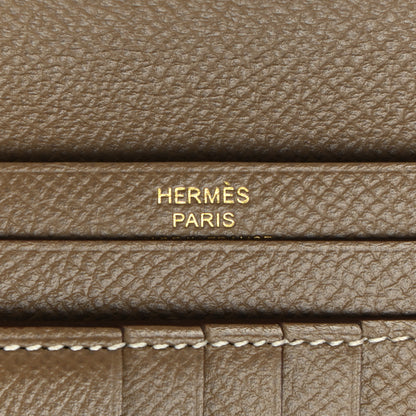 Hermes Epsom Bearn Compact Wallet Etoupe 6 of 11