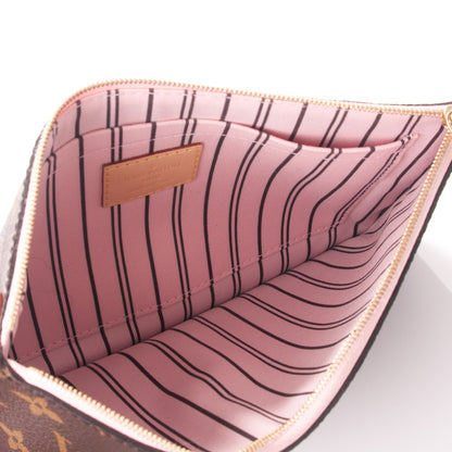 Louis Vuitton Monogram Neverfull MM GM Pochette Rose Ballerine 5 of 7