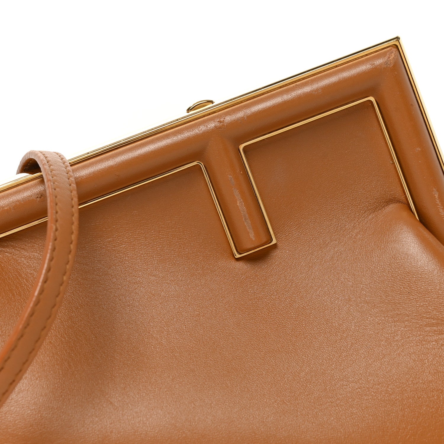 Fendi Shiny Nappa Small Fendi First Caramello 8 of 11
