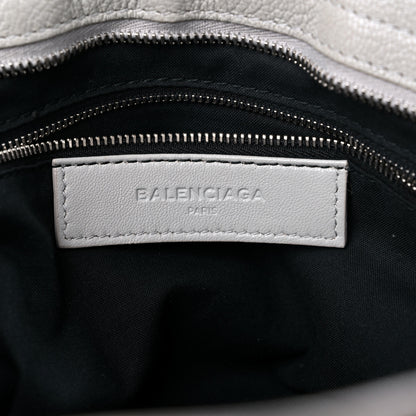 Balenciaga Chevre Silver Metallic Edge Hardware City Gris Glace 6 of 12