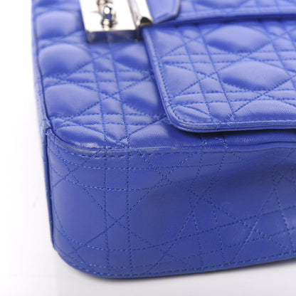 Christian Dior Lambskin Cannage Medium Miss Dior Flap Blue 12 of 13