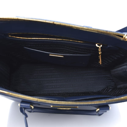 Prada Saffiano Medium Galleria Double Zip Tote Bluette 5 of 15