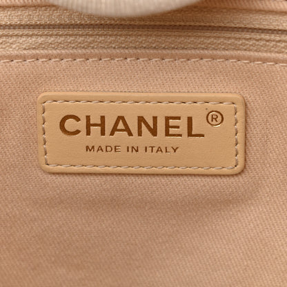 Chanel Lurex Boucle Medium Deauville Tote White 5 of 12