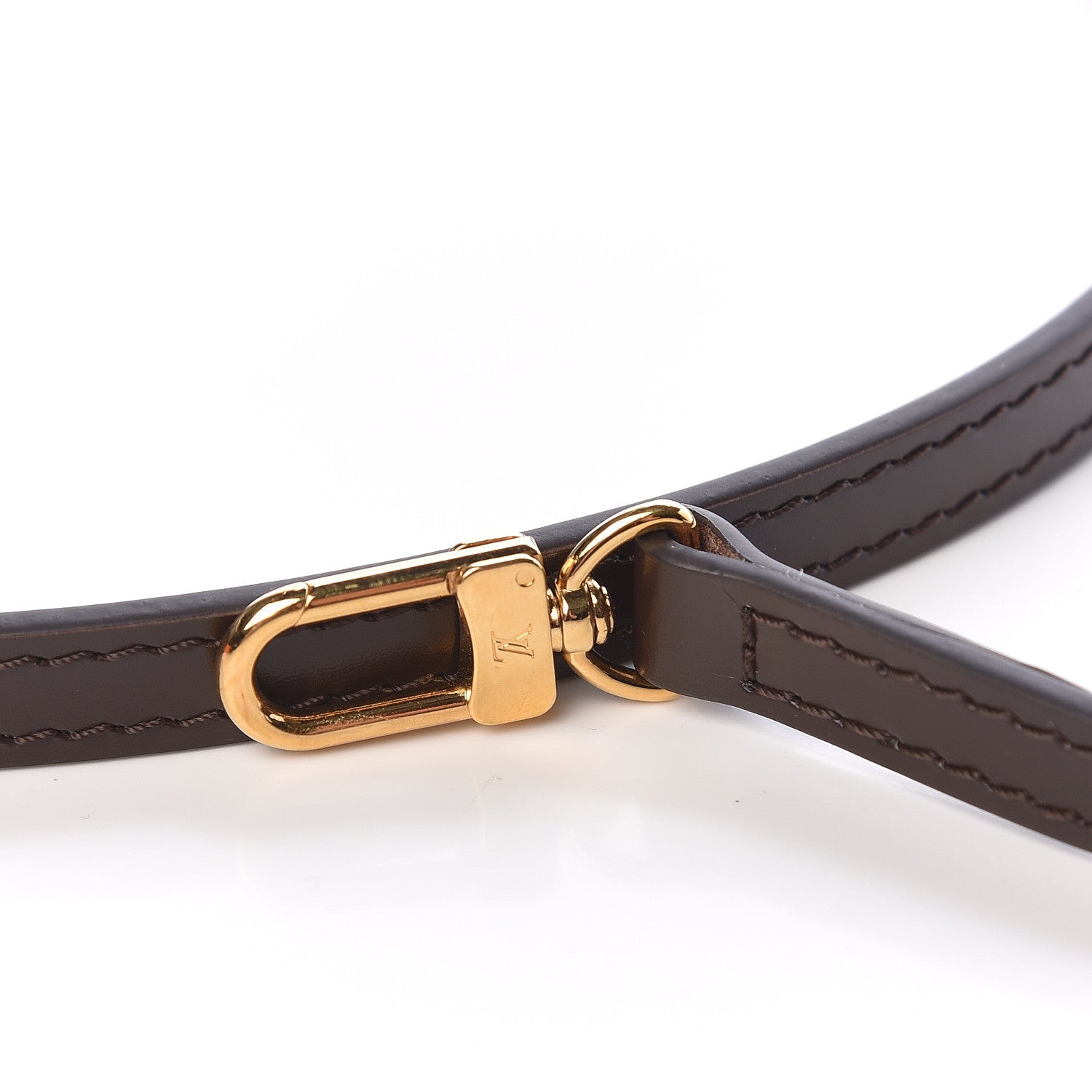 Louis Vuitton Calfskin 12mm Eva Shoulder Strap Brown 3 of 4