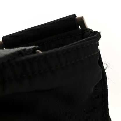 Prada Nylon Vela Flat Messenger Bag Black 13 of 13