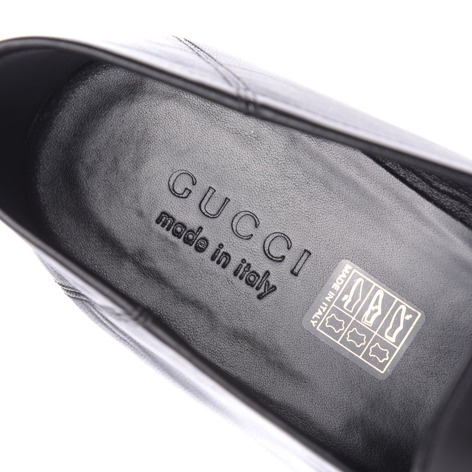 Gucci Goatskin Tiger Embroidered Mens Horsebit Loafers 11 Black 8 of 12