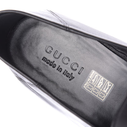 Gucci Goatskin Tiger Embroidered Mens Horsebit Loafers 11 Black 8 of 12