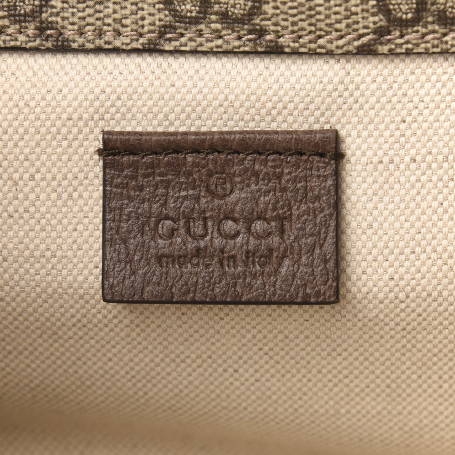 GG Supreme Monogram Web Small Neo Vintage Double Flap Messenger Bag Beige New Acero